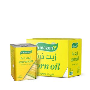 Amazon Corn Oil 18L x 1 Can- Bulk items- Catering items- Wholesale Cooking OIl- Healthy Diet- Organic
