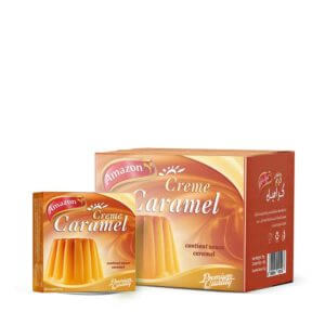 Amazon Cream Caramel Dessert 72x70g- bulk items- catering items- wholesale- sweets- dessert- occasion- buffet- party- cafe and restaurant supply
