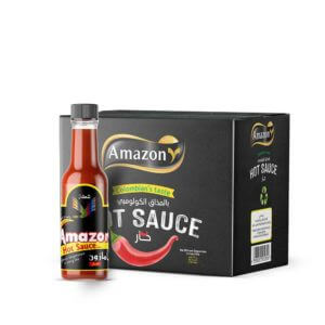 Amazon Hot Sauce Colombian Taste 48x98ml- Bulk items- Catering items- Wholesale- Hot Sauce- Restaurant and Cafe supply