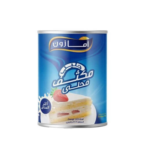 Amazon Sweetened Condensed Milk 48x395g- bulk items- catering items- cafe and restaurant supply-pastry- bakery