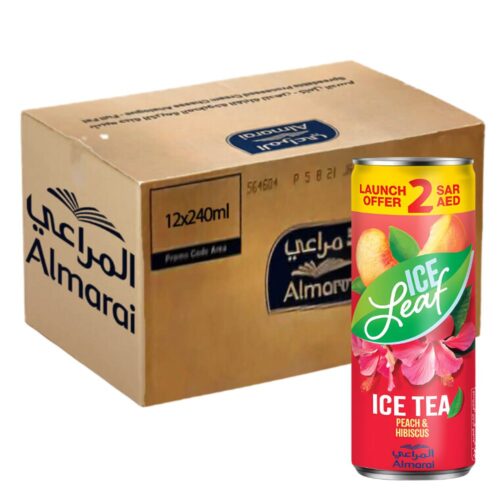 شاي مثلج آيس ليف المراعي 12x240ml