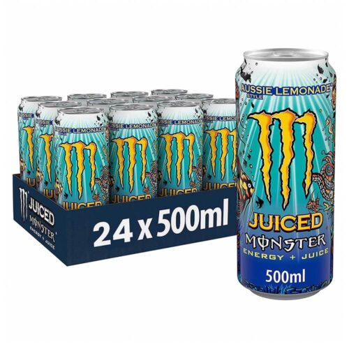 Monster Energy Drink Aussie Style Lemonade 24x500ml