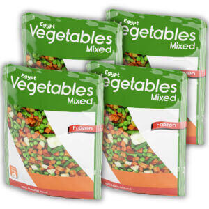Egypt Mix Vegetable Frozen 4x2.5kg