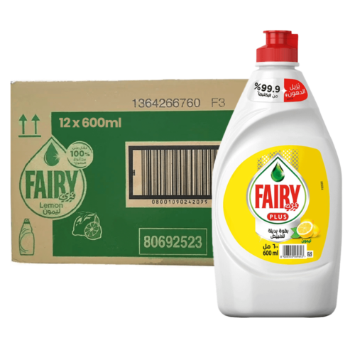 Fairy Plus Lemon Dishwashing Liquid Soap