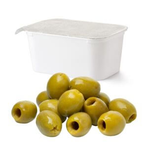 Spanish Pitted Green-Olives 2x4kg- Bulk items- Catering items- Wholesale Food Products- Restaurant and Cafe supplier- Healthy Foods- Big Events
