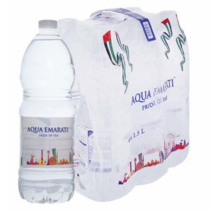 Aqua Emarati Natural Mineral Water 6x1.5ltr- Bulk items- Catering items- Wholesale- Restaurant and Cafe supply