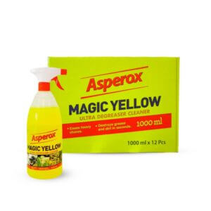 Asperox Yellow Magic Spray 12x1ltr- Bulk items- Catering items- Cleaning products- Remove Stainless