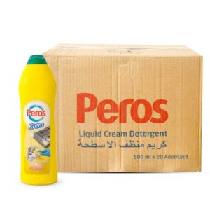Cream-Surface Cleaner Lemon 20x500ml- Bulk items- Catering items- Wholesale Cleaning Products- Cream Surface Cleaner