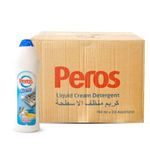 Peros Cream-Surface Cleaner Ammonia 12x750ml- Bulk items- Catering items- Cleaning Products Wholesale- Restaurant and Cafe Supplier
