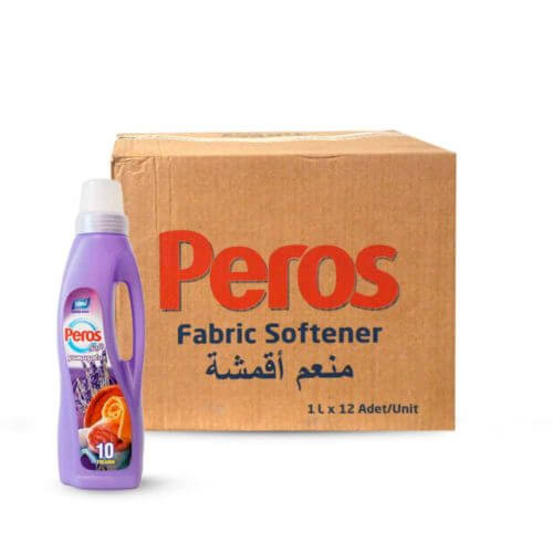 Peros Softener Lavender 12x1Ltr- Bulk items- Catering items- Home and Essentials Products- Wholesale Fabric Conditioner
