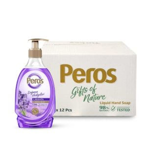 Peros Liquid Hand-Soap Lavender & Neroli 12x400ml- Bulk items- Catering items- Wholesale Essentials Products- Liquid Hand Soap