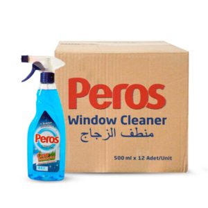 Peros Window Cleaner 12x500ml- Bulk items- Catering items- Wholesale Cleaning Products- Cleaning Company