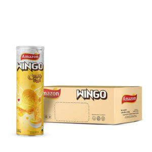 Wingo Potato-Chips Cheese 24x120g by Amazon foods- bulk items- catering items- cafe and restaurant supply- buffet- snacks- potato chips