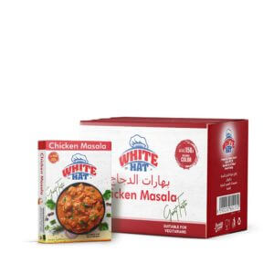 White Hat Chicken Masala 96x50g- Catering items- Bulk items- Wholesale Spices and Legumes- Healthy Spices- Herbs- Organic