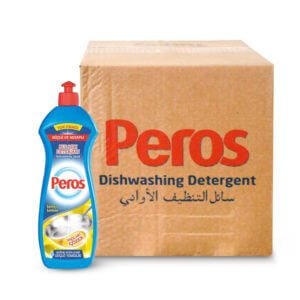 Peros Dishwashing Liquid Lemon 24x750ml- Bulk items- Catering items- Wholesale Cleaning Products- Liquid Dishwashing Soap