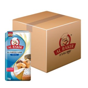 Al Baker All Purpose Flour 5x1kg- Wholesale- Bulk items- Catering items- Baking- Condiments-