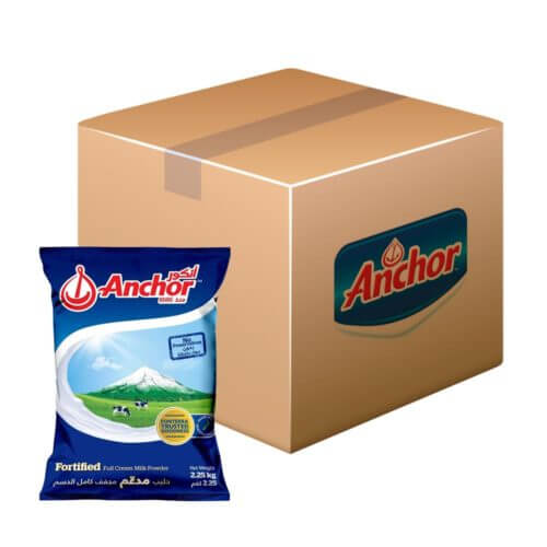 Anchor Milk Powder Pouch 6x2.25kg- Bulk items- Catering items- Restaurant & Catering supply- Buffet- Wholesale Products
