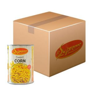 Le Supreme Sweet Corn 24x400g- Bulk items- Catering items- Wholesale- Restaurant and Cafe supply