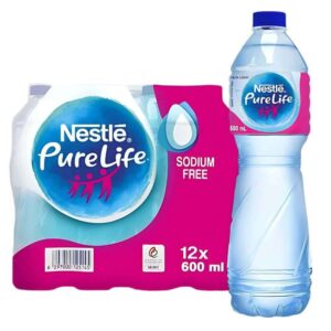 Nestle Pure Life Sodium Free Drinking Water Bottle