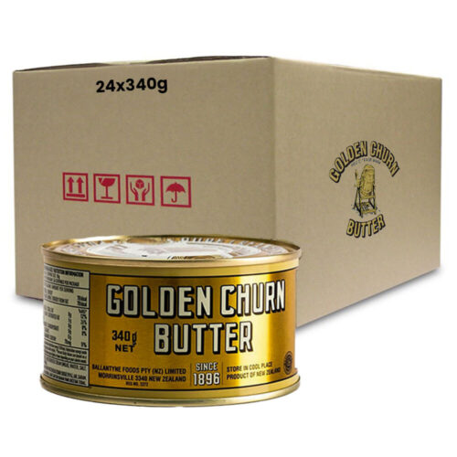 Golden Churn Butter Tin