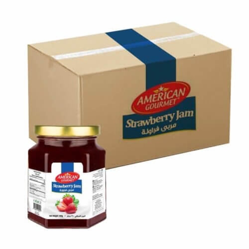 Strawberry Jam 12x340g-Breakfast-Catering items-Bulk items-Wholesale-American Gourmet