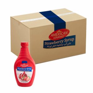 Strawberry Syrup 12x624g-Catering items-Bulk items-Breakfast-Dessert-Pastries