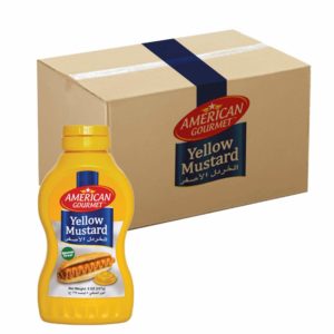 Yellow Mustard 12x397g-Wholesale- American Gourmet-Bulk items-Catering items