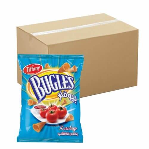 Bugles Chips Ketchup 12x75g- Bulk items- Catering items- Restaurant and Cafe Supply-Entertaining Snacks- Movies