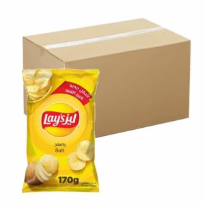 Lays Chips Salt 20x170g- Bulk items- Catering items- Restaurant and Cafe Supply- Entertaining Snacks- Party- Occasion