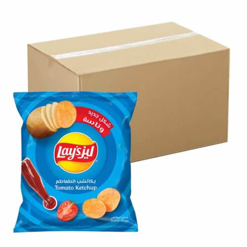 Lays Chips Ketchup 12x21g- Bulk items- Catering items- Wholesale- Restaurant Supply-Snacks- Movies- entertainment
