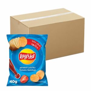 Lays Chips Ketchup 50x40g- Bulk items- Catering items- Cafe and Restaurant Supply- Entertaining Snacks- Movie- Occasion- Party- Wholesale