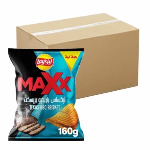 Lays Max Texas BBQ-Brisket 20x160g- Bulk items- Catering items-Cafe and Restaurant Supply- Snacks- Movies