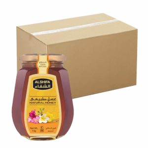 Al Shifa Natural Honey 6x1kg- bulk items- catering items-cafe and restaurant supply, wholesale- buffet- pastry- occasion