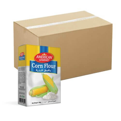 Corn Flour American Gourmet 24x400g- bulk items- catering items- wholesale - pastry- bakery- party- cooking