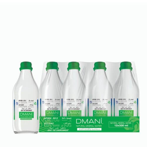 Dmani Natural Mineral Water Eco Friendly 12x330ml- bulk items- catering items- Catering and restaurant supply- wholesale- occasion