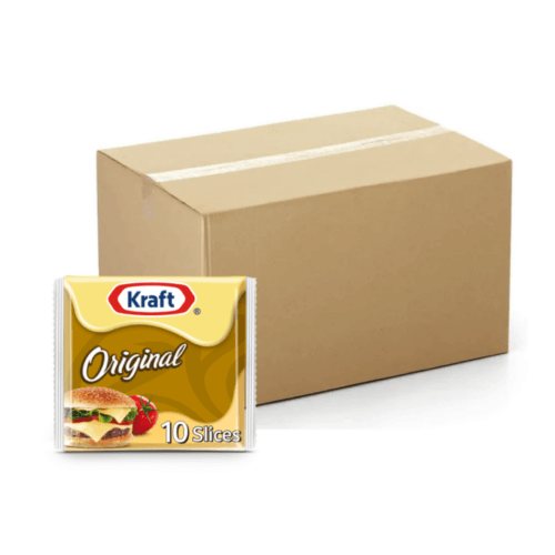 Kraft Original Sliced Cheese 24x200g- bulk items- wholesale items- catering items- cafe and restaurant supply- party- occasion- buffet- kraft cheese