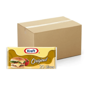 Kraft Original Sliced Cheese 12x400g- bulk items- catering items- wholesale items- cafe and restaurant supply- occasion- party- sandwich- buffet
