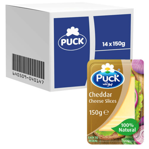 Puck Cheddar Cheese Slice