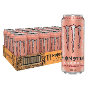 monster energy drink ultra peachy keen 24x500ml