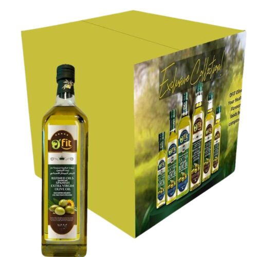 Ofit Premium Olive Oil Glass 12x1L
