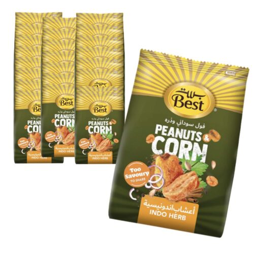 Best Indo Herb Peanuts and Corn Bag 150g