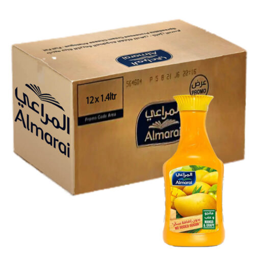 المراعي عصير المانجو والعنب بدون إضافة سكر