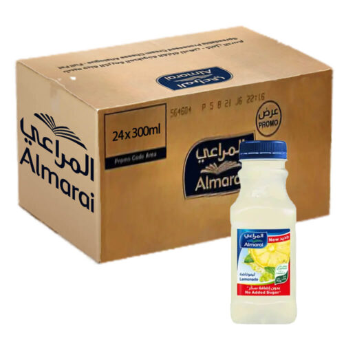 Almarai Mixed Fruit Lemon Juice with Pulp 24x300ml