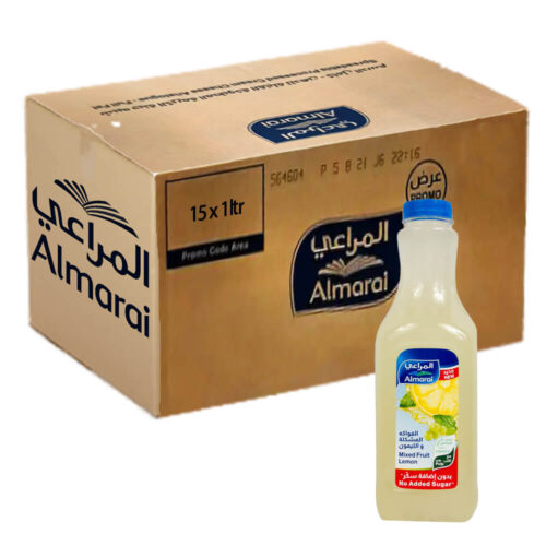 Almarai Mixed Fruit Lemon Juice with pulp 15x1ltr