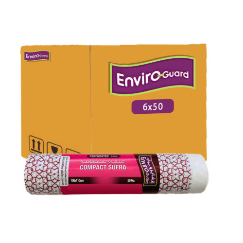 Enviro Guard Printed Sufra Roll White 100x110cm