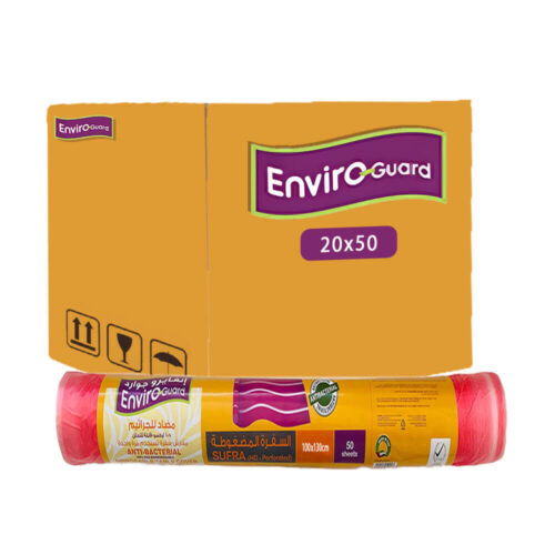 Enviro Guard Sufra Rolls Red Striped 100x130cm