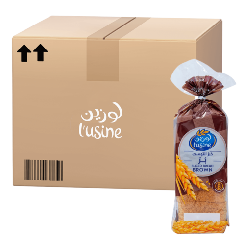 لوزين خبز شرائح بني 6x600جم