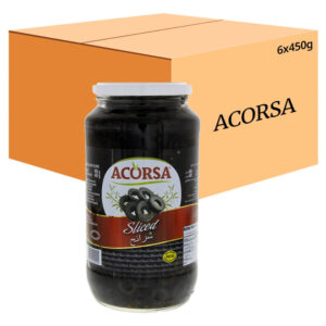 Acorsa Olive Slice Black 450g