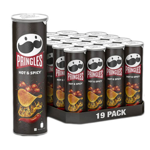 Pringles Hot and Spicy Chips Large