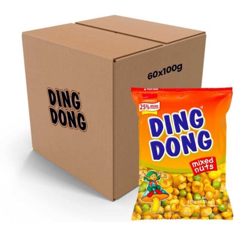 Ding Dong Super Mixed Nuts 60 x 100g - Pure Organic Nuts